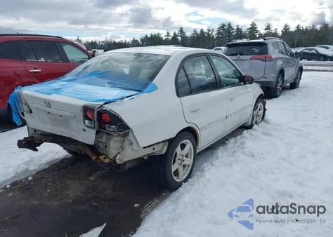 2004 Honda Civic Vp из США, поврежденный, VIN 2HGES16374H611413